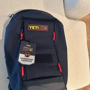 YETI Crossroads Backpack - Navy and Red Accents